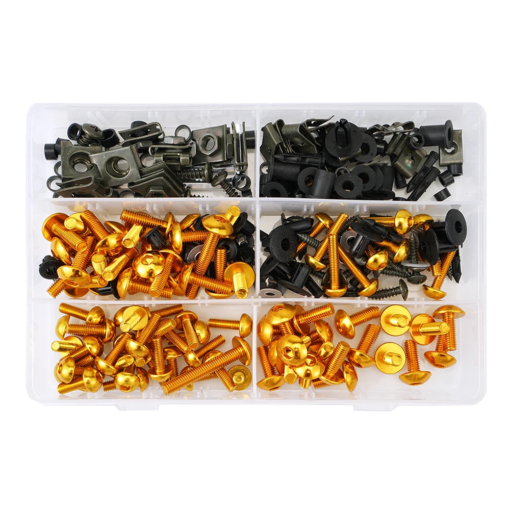 253-Piece Fairing Bolt Kit For Yamaha MT-07 / MT-09 / YZF-R1 / R6