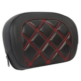 Rear Passenger Backrest Pad With Bracket For Harley-Davidson Touring / Softail Slim