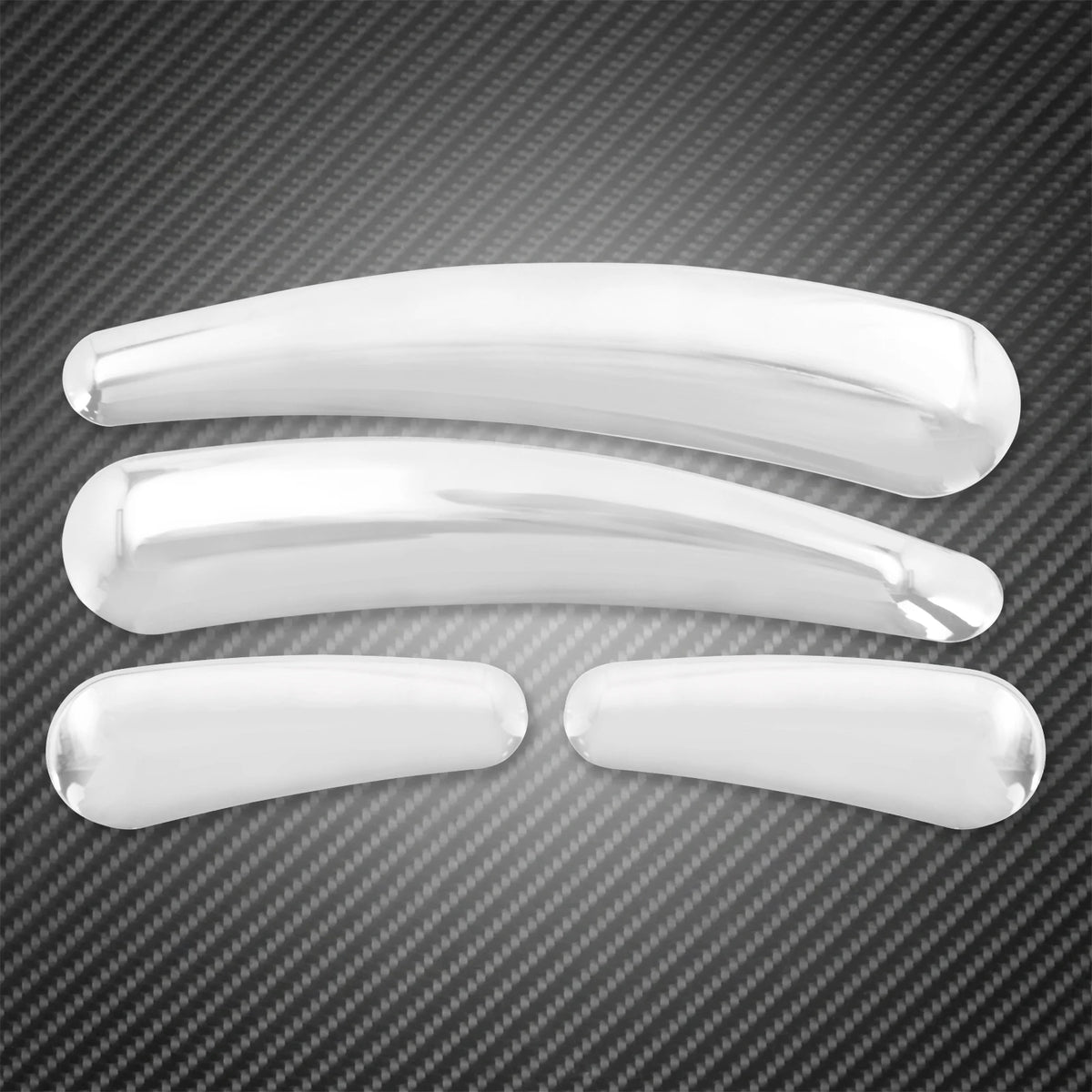Chrome Swingarm Frame Inserts, Set Of 4, For Harley-Davidson Softail - 2008 to 2017