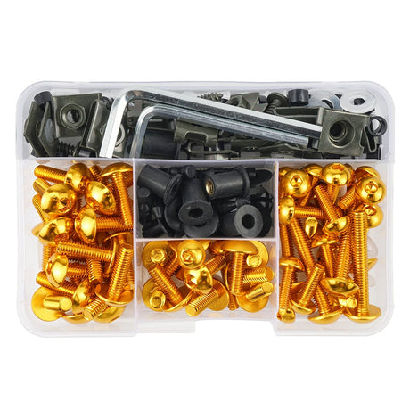 190-Piece Fairing Bolt Kit For Yamaha YZF-R1 - 1998 to 2019