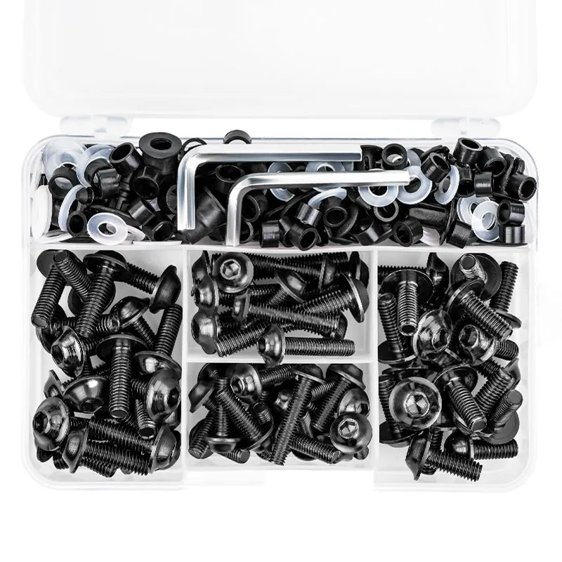 195-Piece Fairing Bolt Kit For Kawasaki Z650 / Z900 / Z1000