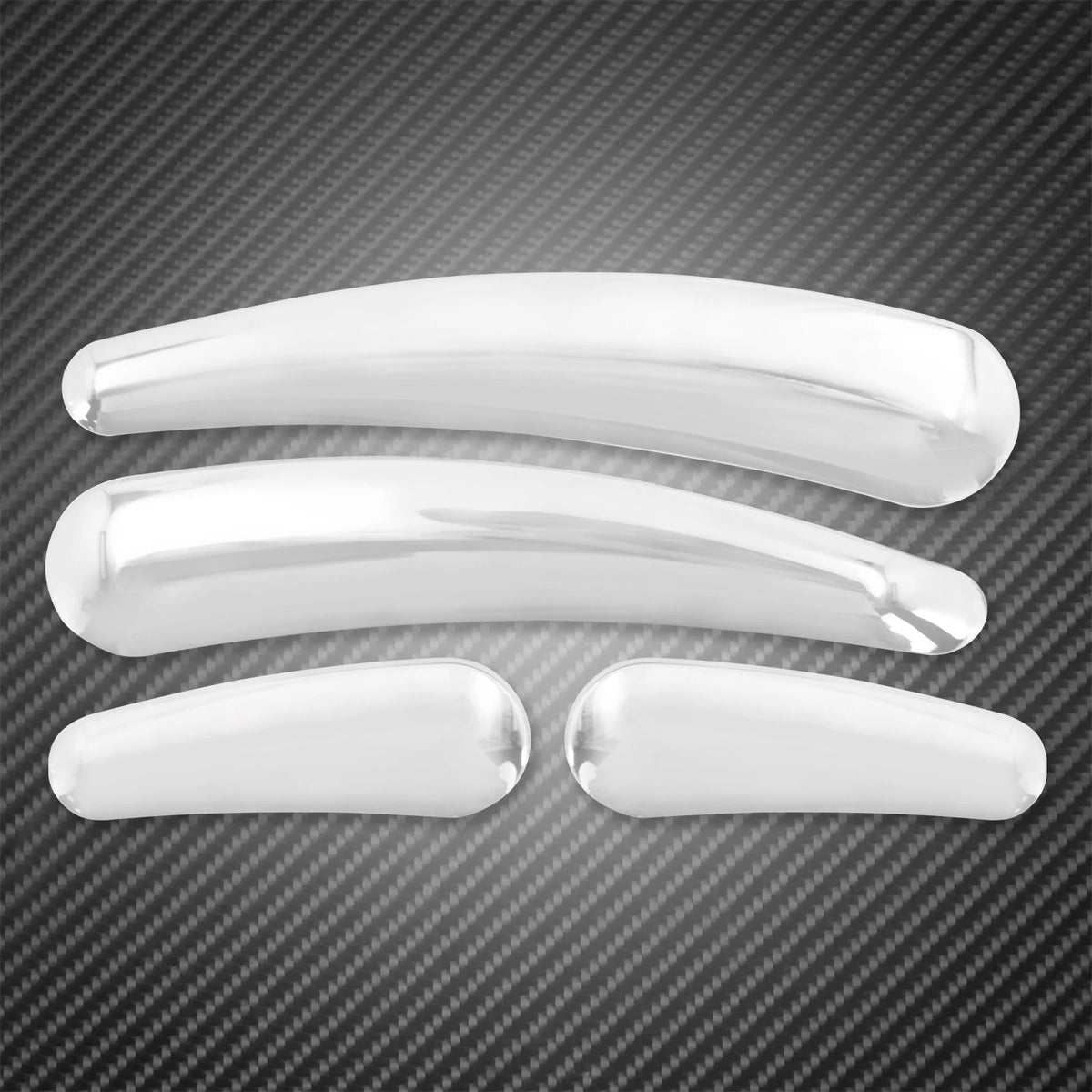 Chrome Swingarm Frame Inserts, Set Of 4, For Harley-Davidson Softail - 2008 to 2017