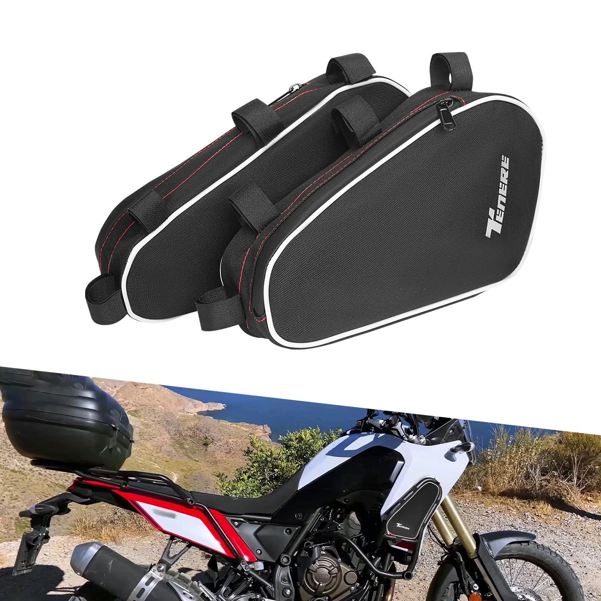 Crash Bar Bags For Yamaha Tenere 700 - 2019 to 2022