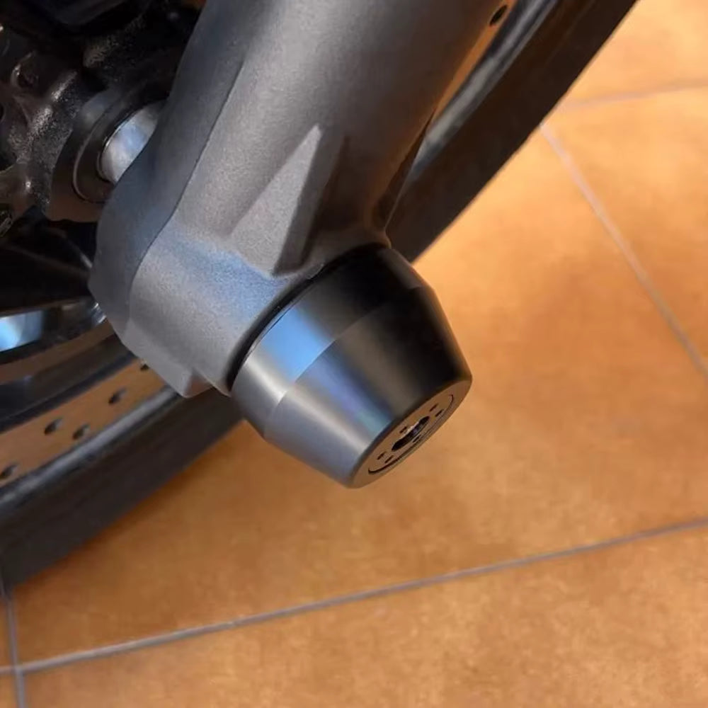 Front & Rear Axle Crash Protectors For Yamaha MT-07 FZ-07 - 2014 to 2023