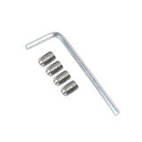 Chrome Twisted Front Axle Nut Covers For Harley-Davidson Touring, Softail, Dyna & Sportster