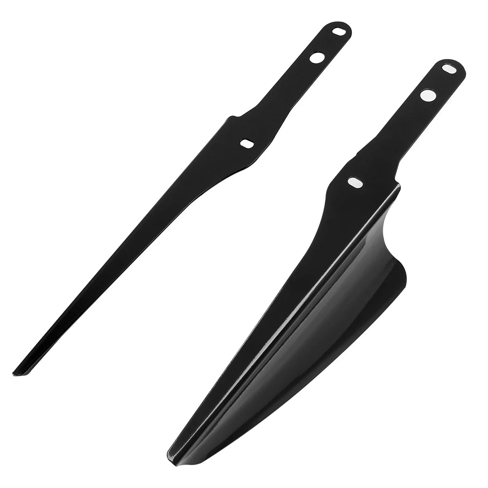 Chrome / Black Fork Wind Deflectors For Harley-Davidson Road King & Street Glide - 1995 to 2021