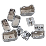 Chrome Hand Control Switch Caps 10-Piece Set For Harley-Davidson Touring - 1996 to 2013