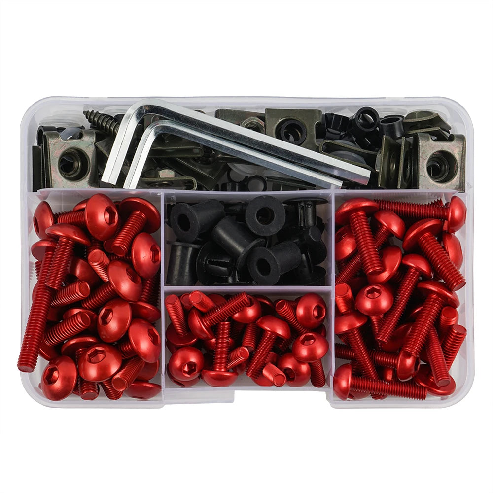190-Piece Fairing Bolt Kit For Yamaha YZF-R1 - 1998 to 2019