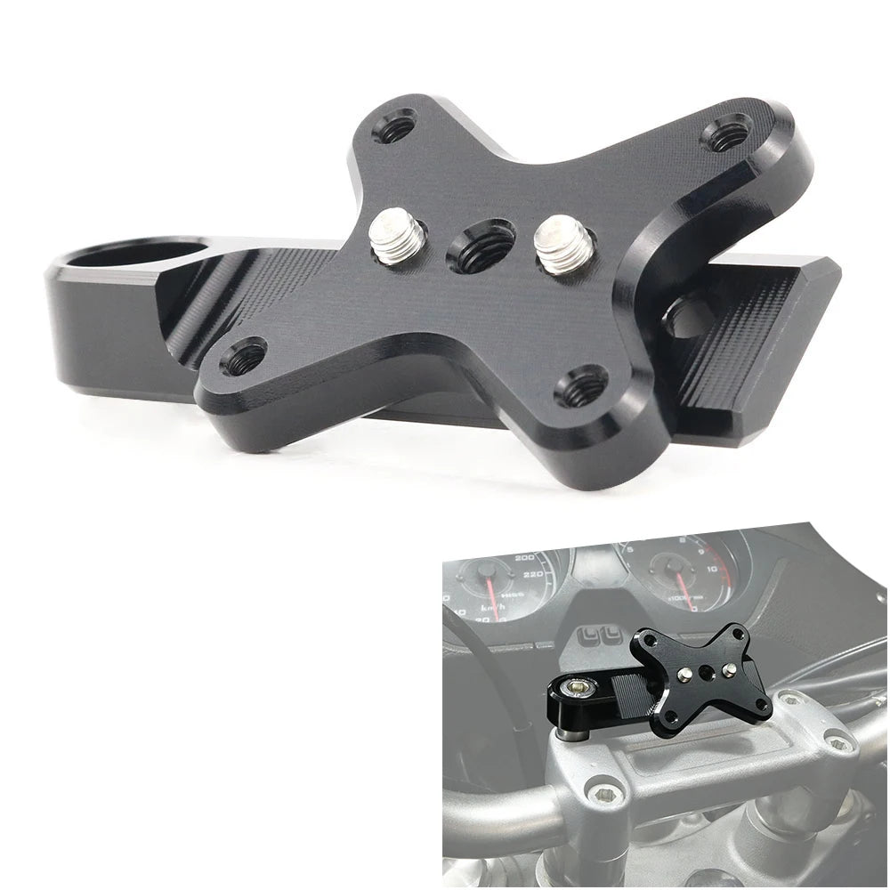 Handlebar GPS Mount AMPS For Kawasaki Z900RS / Z650RS / Z400 / Z500 / Versys 650 / Versys 1000 / Versys-X 300 / Ninja 650 / Z750 / Z800 / Z125 / Z250 / Z300 / W800