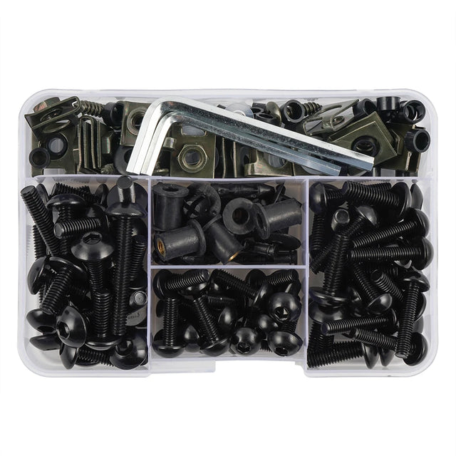 190-Piece Fairing Bolt Kit For Yamaha YZF-R1 - 1998 to 2019