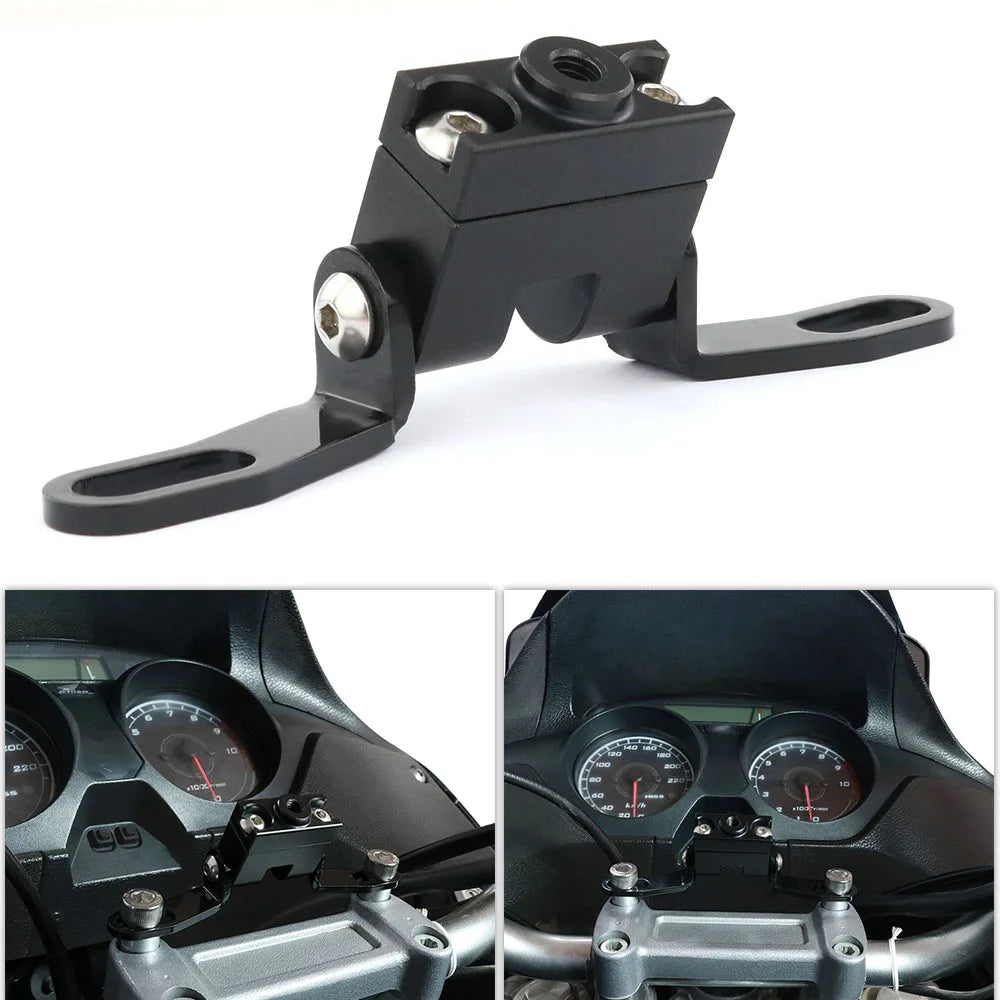Handlebar Clamp GPS / Phone Mount For Kawasaki Versys-X 250 / 300 - 2017 to 2023