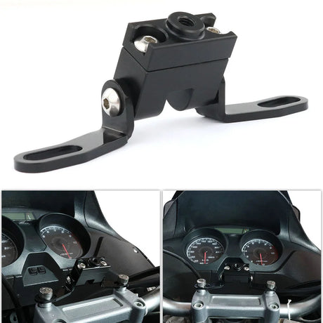 Handlebar Clamp GPS / Phone Mount For Kawasaki Versys-X 250 / 300 - 2017 to 2023