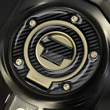 Fuel Cap Carbon Look Sticker For Yamaha R1 / R6 / MT-07 / MT-09 / XSR900 / FZ1 / FZ6 / FZ8 / FJR1300 - 5-Hole Cap