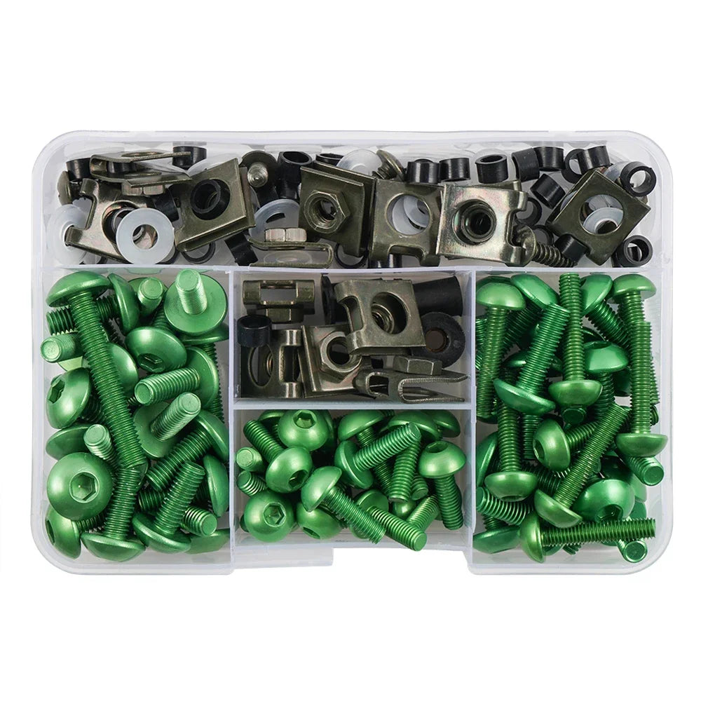 177-Piece Fairing Bolt Kit For Honda CBR600RR / CBR650R / CBR1000RR