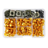 190-Piece Fairing Bolt Kit For Kawasaki ZX-6R / ZX-10R / Ninja 650 / Versys 650