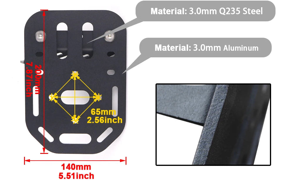 Side Pannier Luggage Rack For Husqvarna Vitpilen/Svartpilen 250/401 - 2020 to 2023