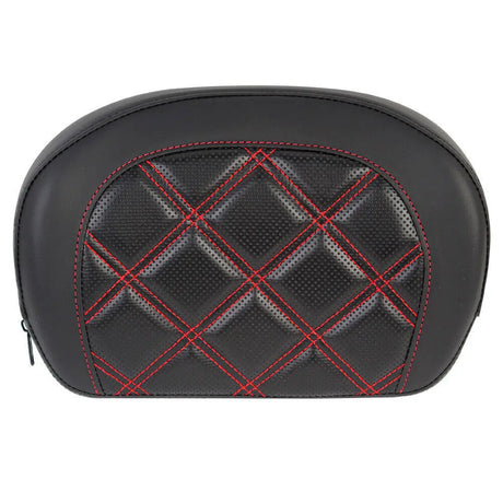 Rear Passenger Backrest Pad With Bracket For Harley-Davidson Touring / Softail Slim