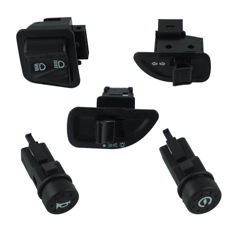Lenkerschalter für Piaggio Roller - Starter / Hupe / Blinker / Scheinwerfer / Fern- und Abblendlicht