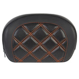 Rear Passenger Backrest Pad With Bracket For Harley-Davidson Touring / Softail Slim