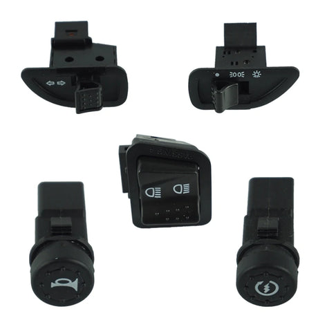 Lenkerschalter für Piaggio Roller - Starter / Hupe / Blinker / Scheinwerfer / Fern- und Abblendlicht