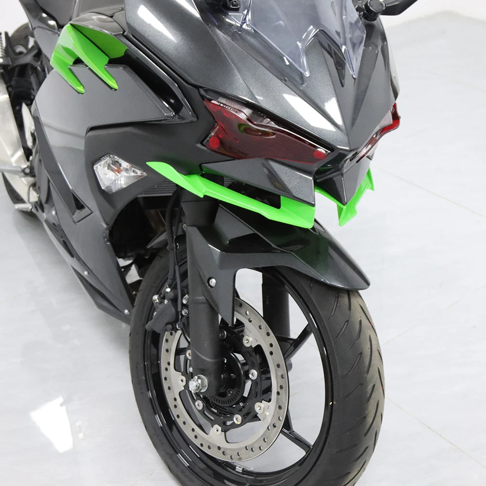 Front Fairing Winglets For Kawasaki Ninja 500 / Ninja 500 SE - 2024 to 2026 - installed