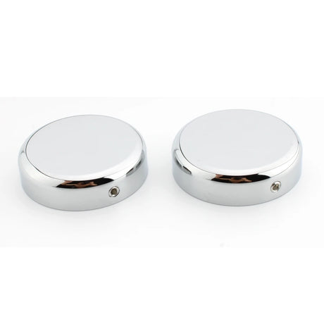 Chrome / Black Upper Fork Caps For Harley-Davidson Softail Street Bob & Breakout