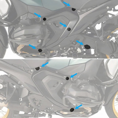 Frame Hole Cap Set For BMW R 1300 GS / R 1300 GS Adventure - 2023 to 2023
