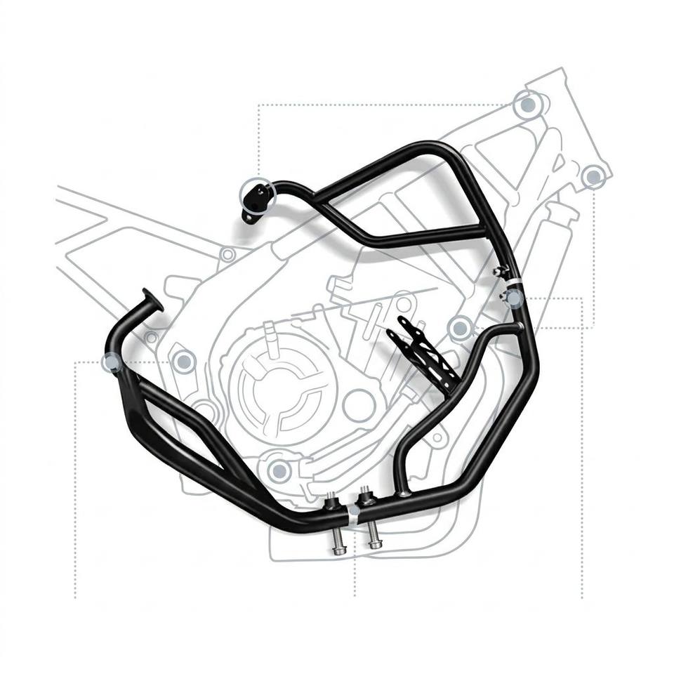 Crash Bar Engine Guard For Honda XL750 Transalp - 2022 to 2025