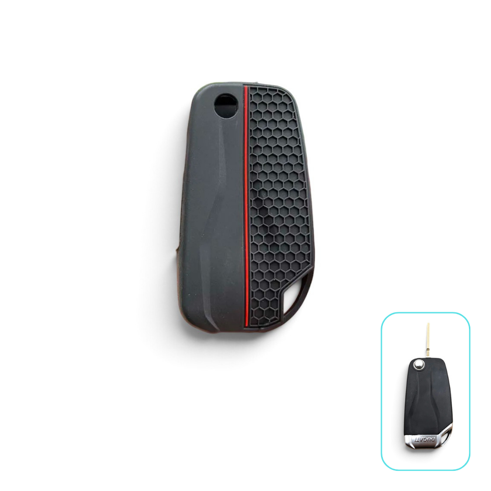 Silicone Key Fob Cover For Ducati Monster Multistrada Panigale DesertX Scrambler