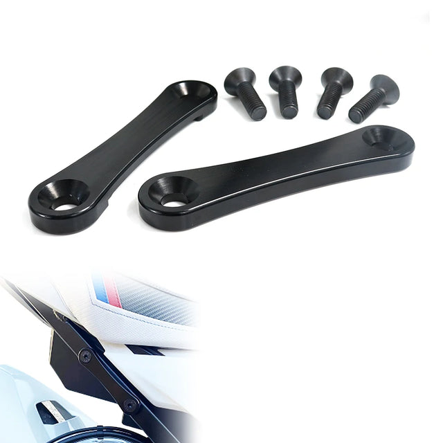 Passenger Footpeg Hole Cover Plates For BMW S1000R / S1000RR - 2009 to 2020 1