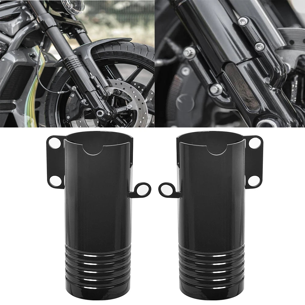 Fork Tube Lower Covers For Harley-Davidson V-Rod VRSCDX / VRSCF / VRSC 1