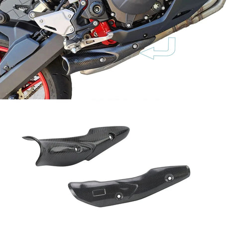 Carbon Fiber Exhaust Pipe Cover For Kawasaki Z900 Ninja 900 1