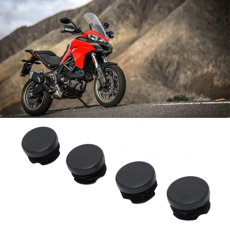 Frame Hole Cover Caps For Ducati Multistrada 1260 / 950 - 2018 to 2021 1