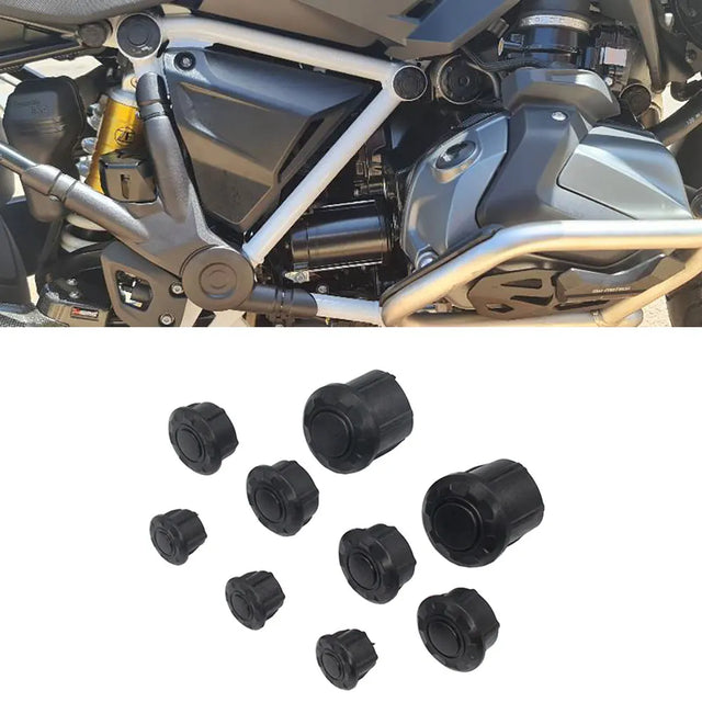 Frame Hole Caps For BMW R1200GS / R1250GS LC - 2014 to 2021 1