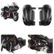 Lower Vented Fairing Glove Box For Harley-Davidson Glide - 1983 to 2013 2