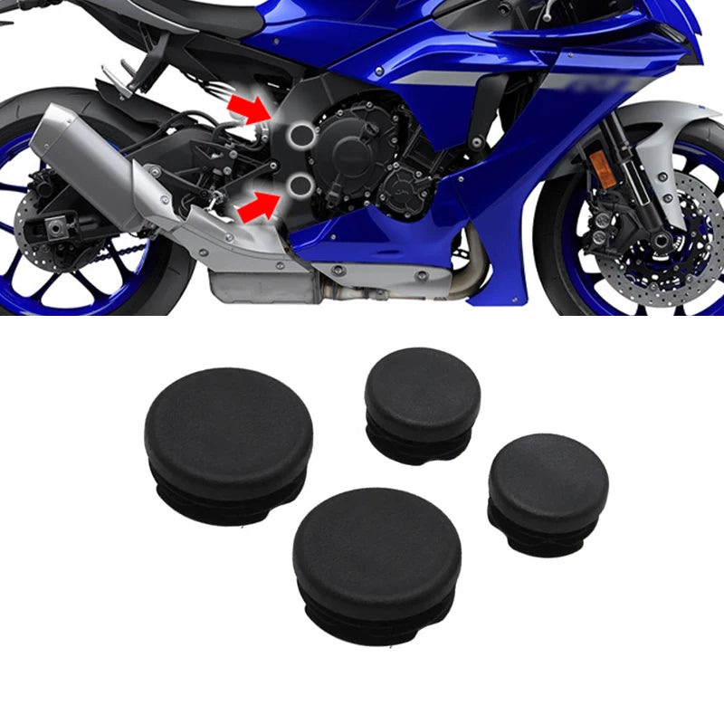 Frame Hole Cover Caps For Yamaha YZF-R1 / YZF-R1M - 2015 to 2022 2
