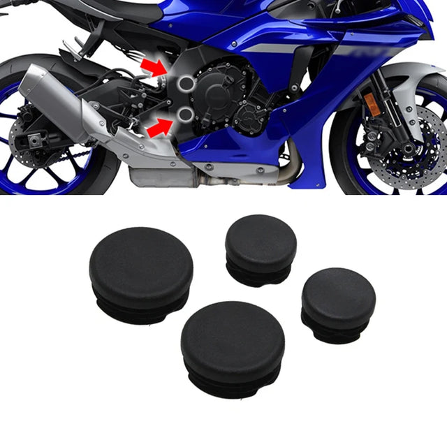 Frame Hole Cover Caps For Yamaha YZF-R1 / YZF-R1M - 2015 to 2022 2