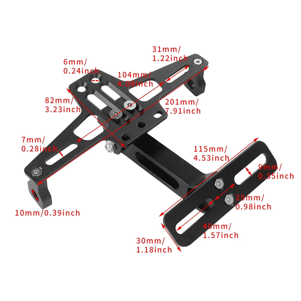License Plate Bracket For Universal Motorcycle 5