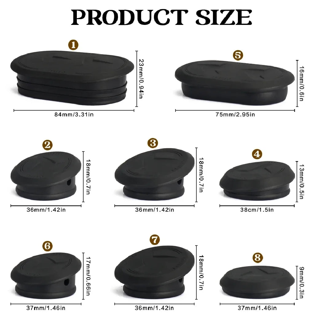 Frame Hole Caps For Yamaha MT-09 / MT-09 SP - 2021 to 2025 6