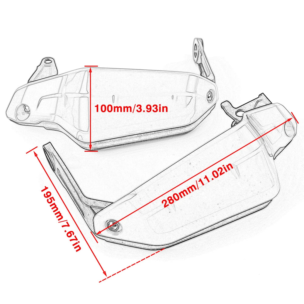 Handguards For Honda CRF1100L Africa Twin - 2020 to 2024 6