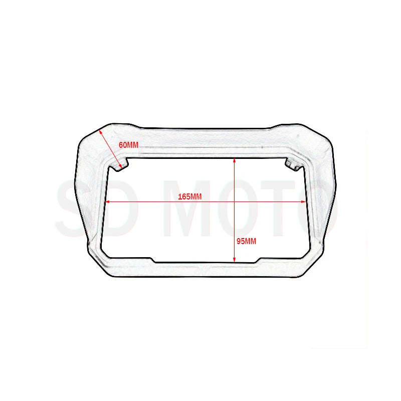 Dashboard Sun Visor Hood For CFMOTO CF450MT 6