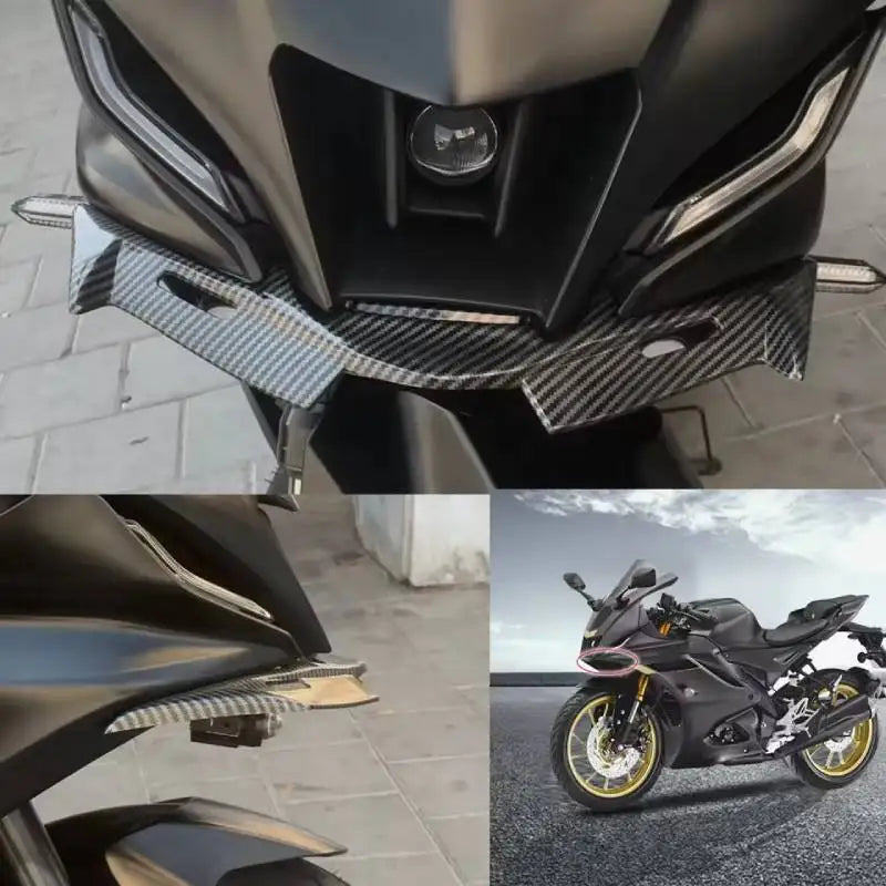Front Fairing Winglets For Yamaha YZF R15 V4 / R15M - 2021 to 2022 12