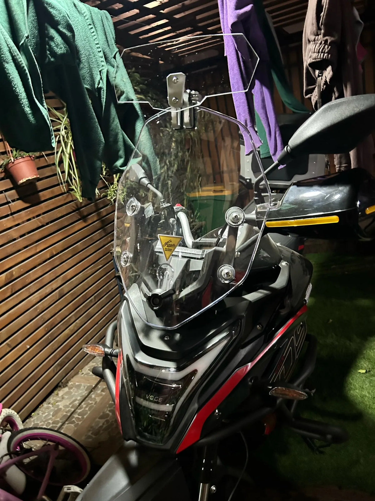 Universal Adjustable Windscreen motorcycle customer review photo