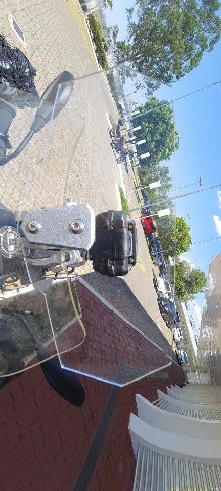 Universal Adjustable Windscreen motorcycle customer review photo