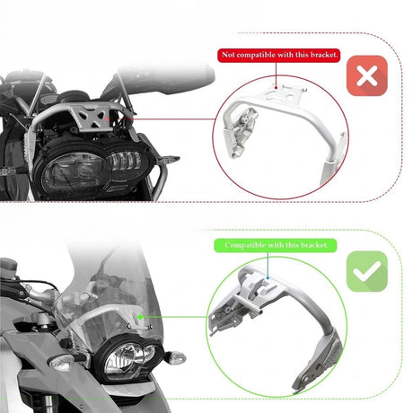 GPS / Phone Mount For BMW R1200GS Adventure - 2008 to 2012