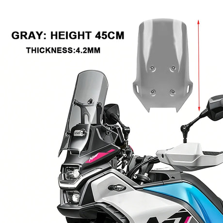 Windshield For CFMOTO 450MT - 3 Height Options 13