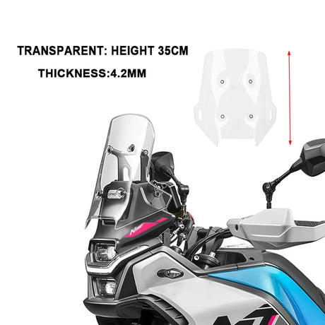Windshield For CFMOTO 450MT - 3 Height Options 14