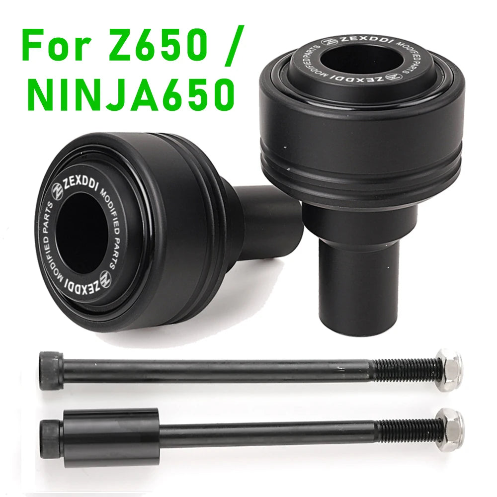 Frame Sliders Crash Protector For Kawasaki Z400 / Z650 / Z900 / ZX-6R / ZX-10R 19