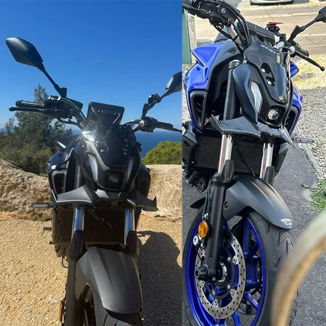 Front Fairing Winglets Spoiler Kit For Yamaha MT-07 2021-2024